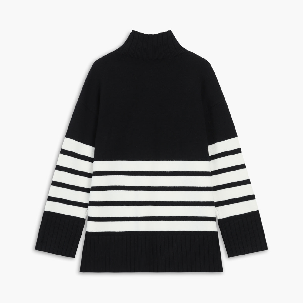 Warmer Pullover Sweatshirt mit Rollkragen für Damen | Ideal für den Winter