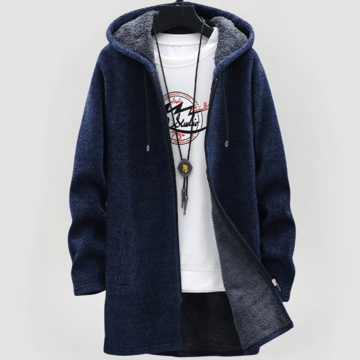 Zilvara | Elegante Unisex-Jacke mit Kapuze