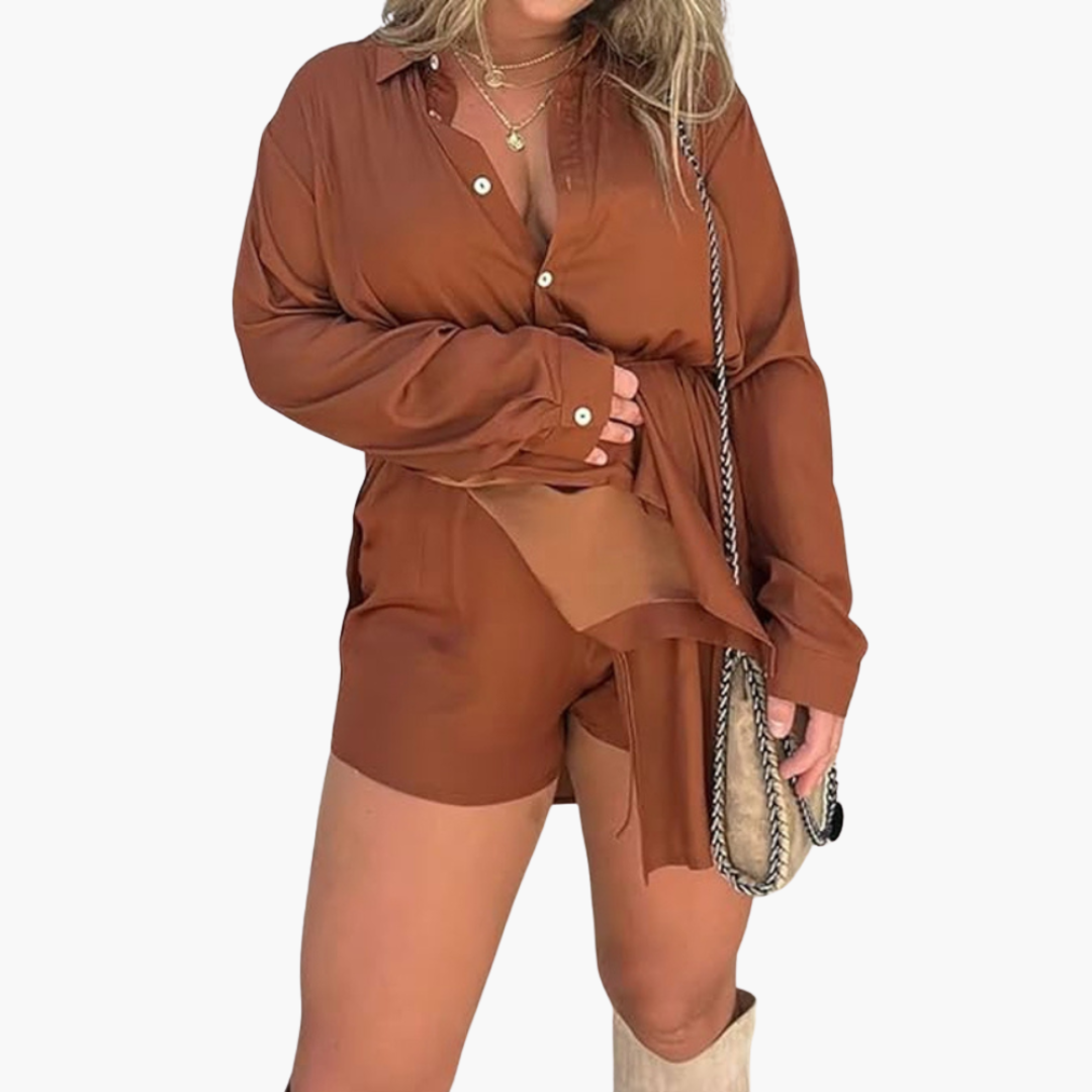 Amelie | Set mit stilvollem Top und Shorts