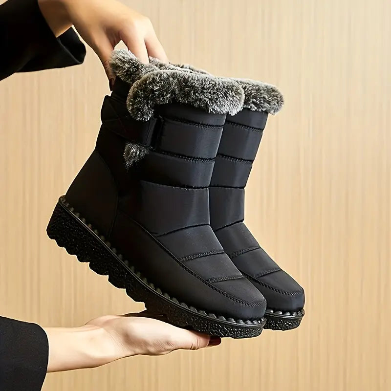 Wasserdichte Schneeboots mit Bequemem Winterdesign für Damen | Ideal für das tägliche Tragen