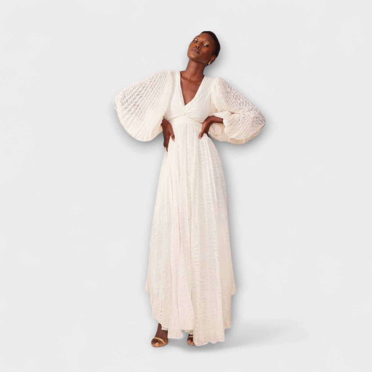 Allegory Elsa Cream Maxi Dress
