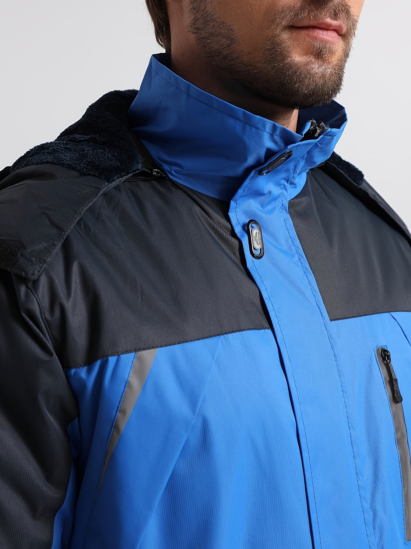 Wasserabweisende Jacke mit Fleecefutter für Herren | Ideal für den Winter