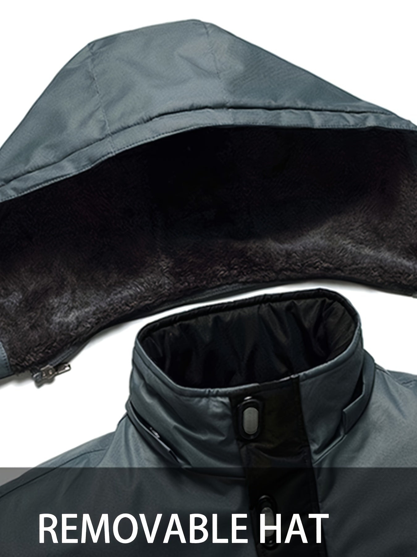 Wasserabweisende Jacke mit Fleecefutter für Herren | Ideal für den Winter
