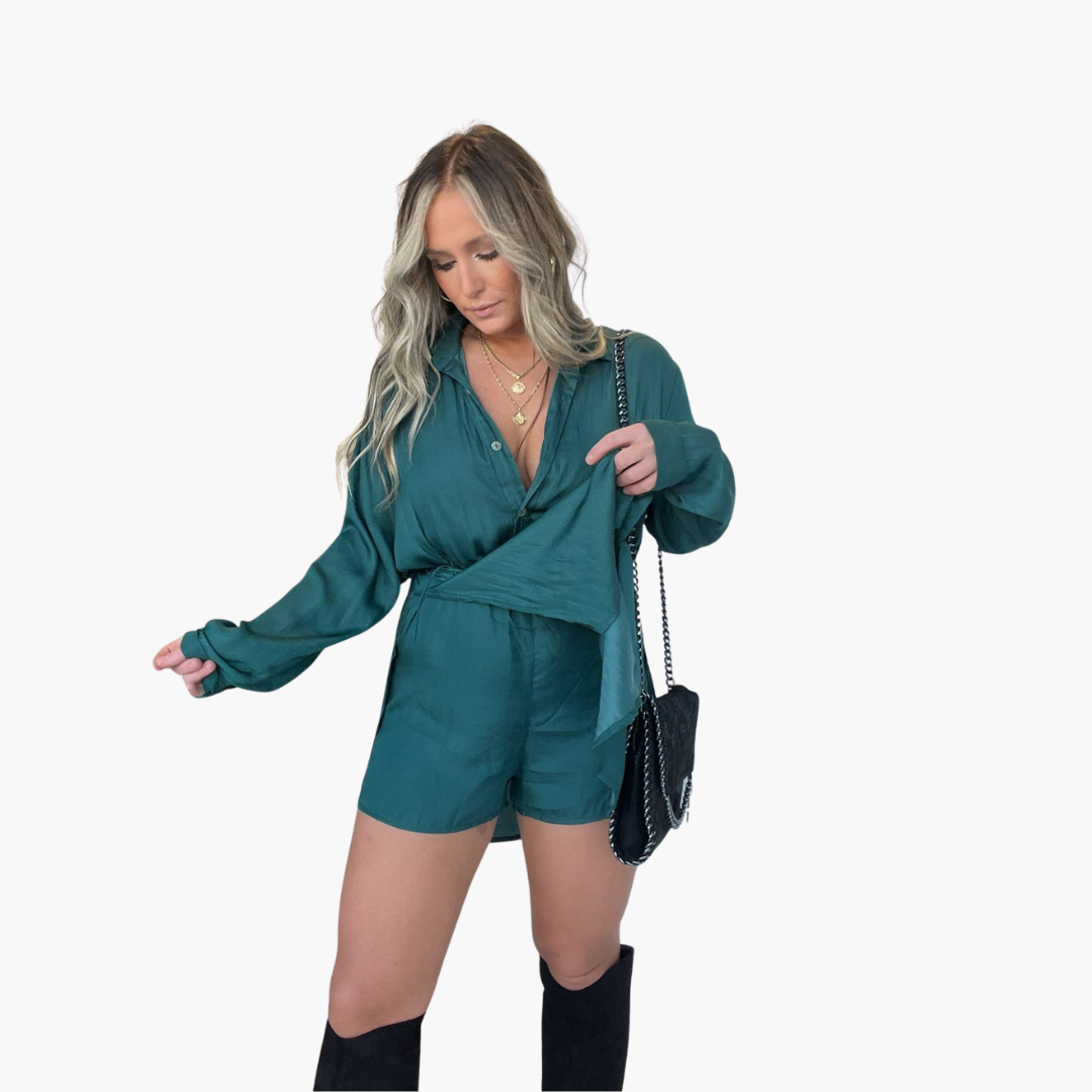 Amelie | Set mit stilvollem Top und Shorts
