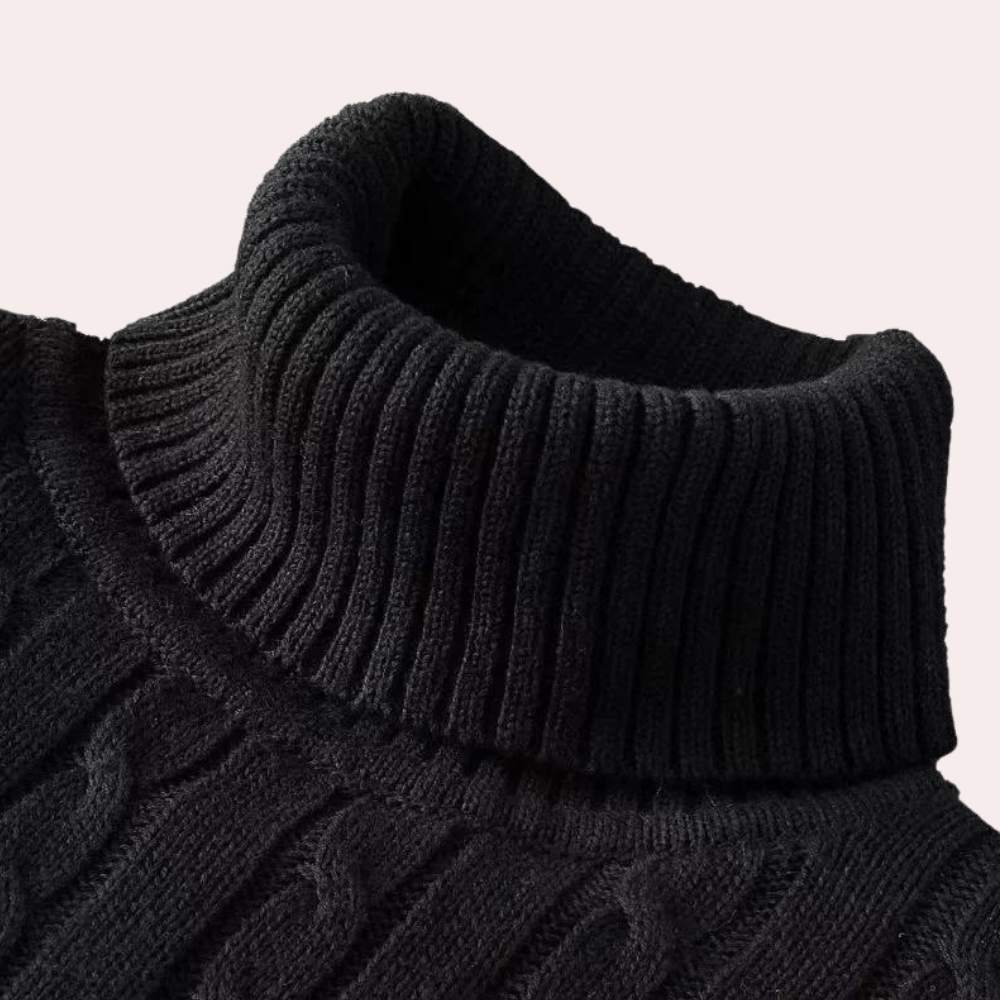 Warmer Rollkragenpullover für Männer