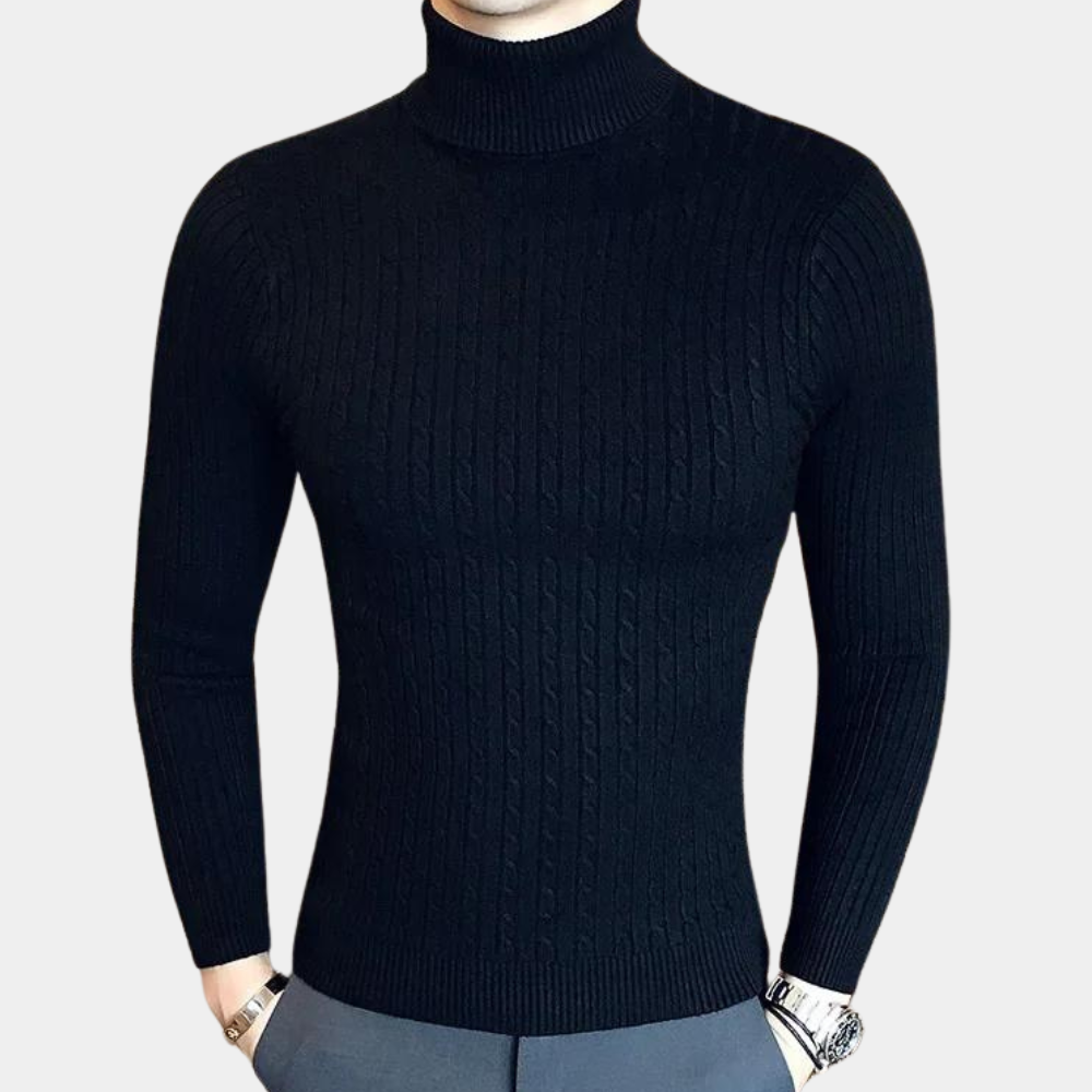 Warmer Rollkragenpullover für Männer