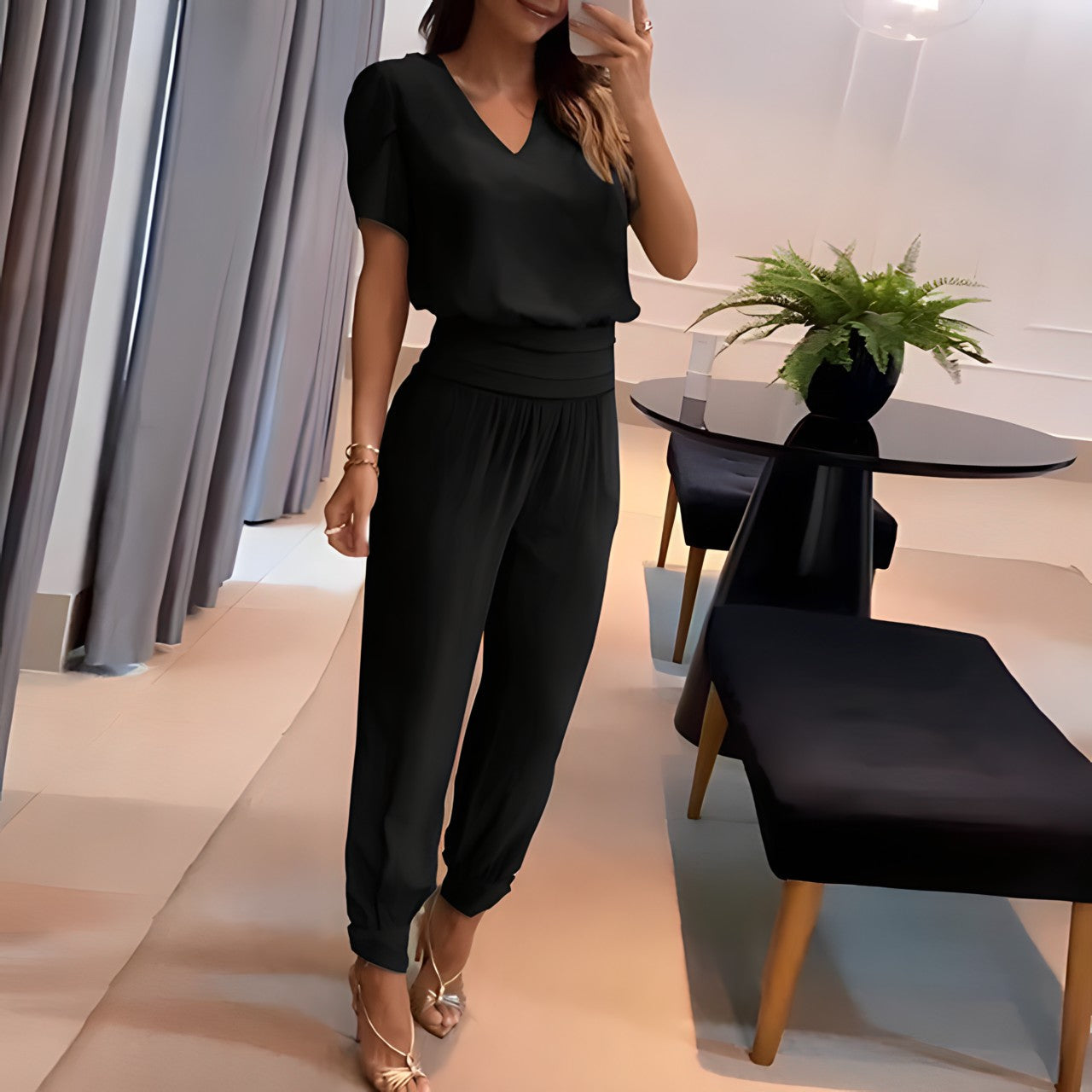 Zulema® | Modisches Set aus Bluse und Hose