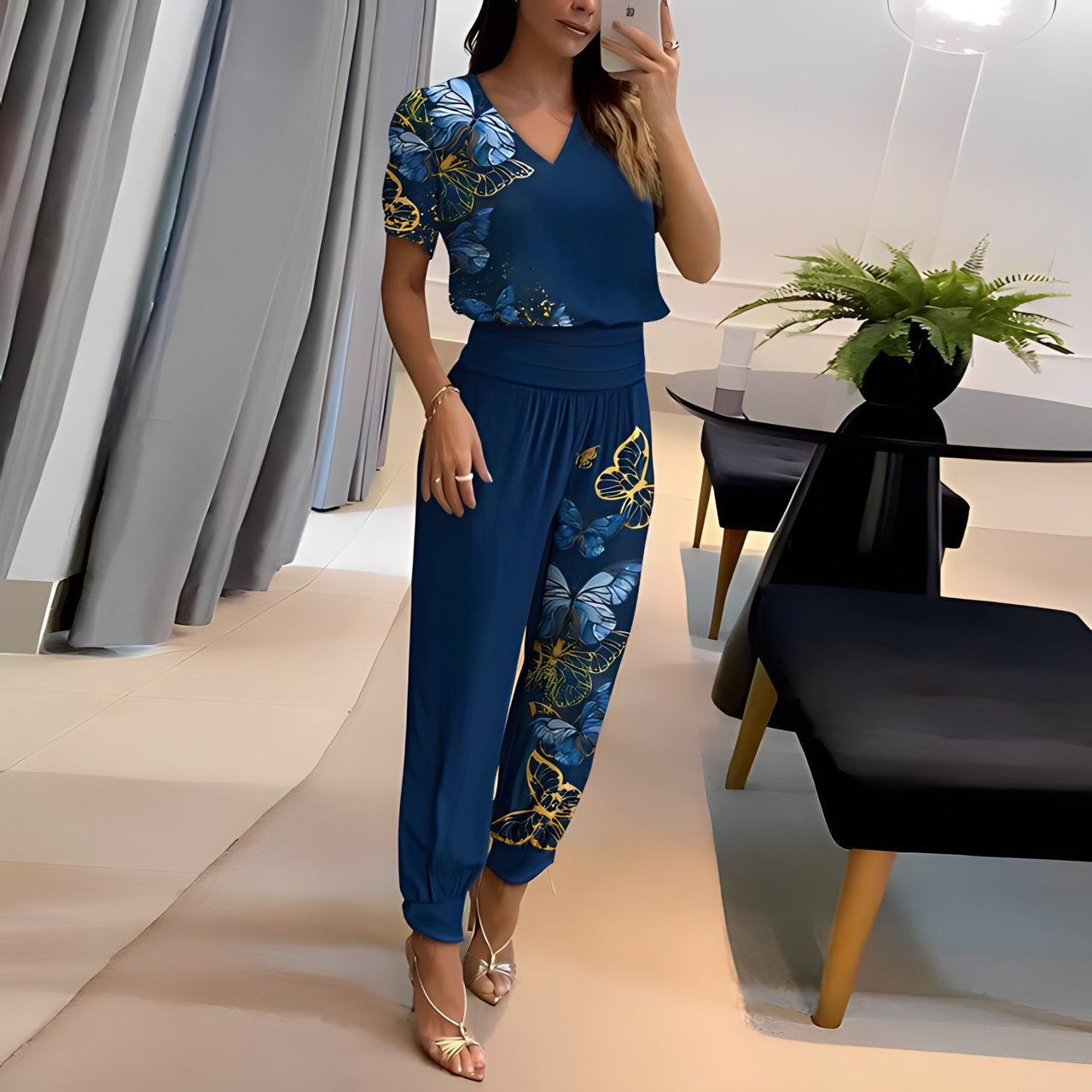 Zulema® | Modisches Set aus Bluse und Hose