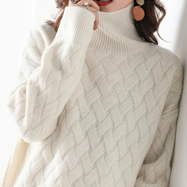 Warmer Strickpullover für Damen