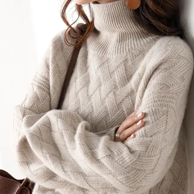 Warmer Strickpullover für Damen