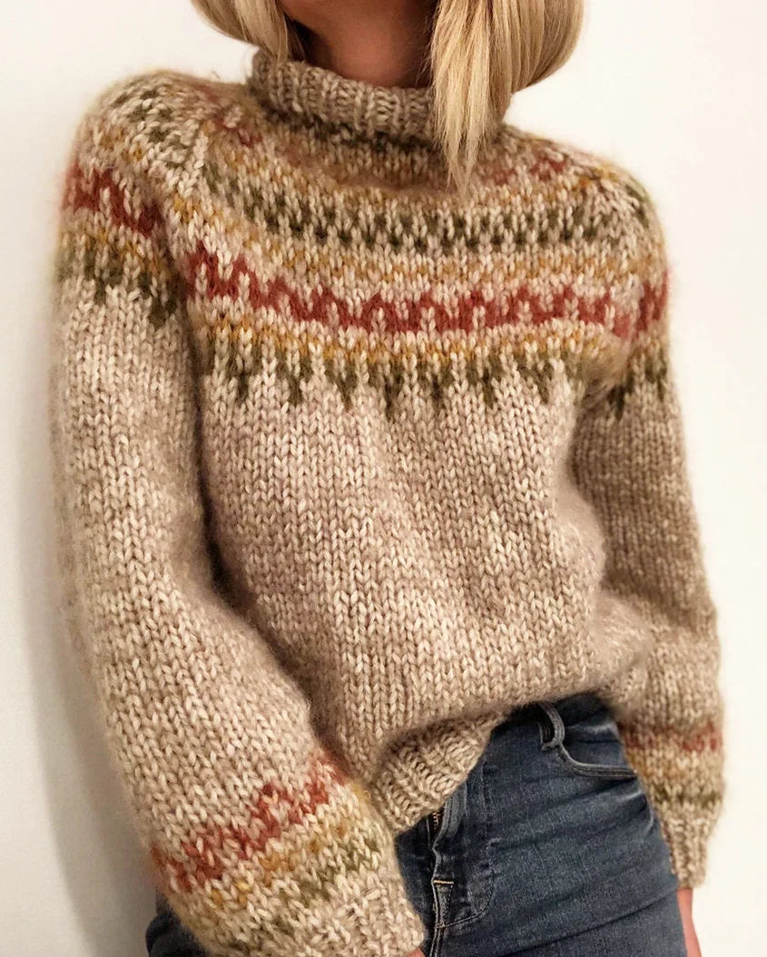 Warmer Loose Fit Pullover für Frauen