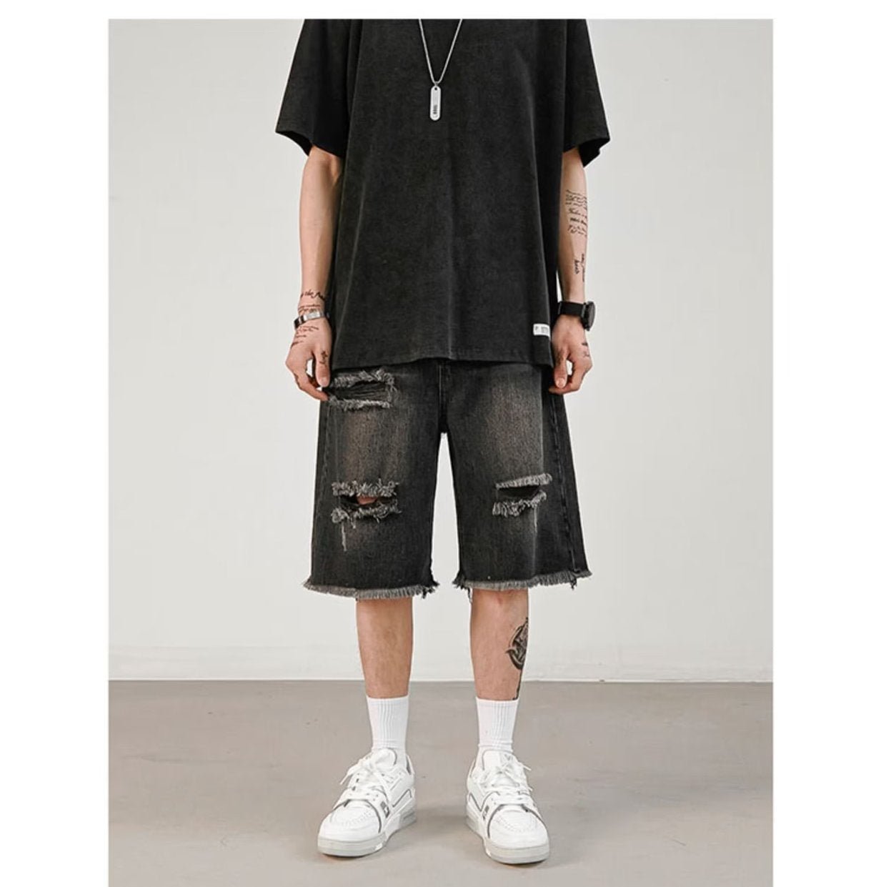 Zerrissener Denim