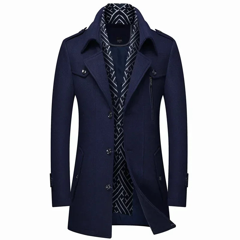 ALESSANDRO™ HERREN-WOLLMANTEL