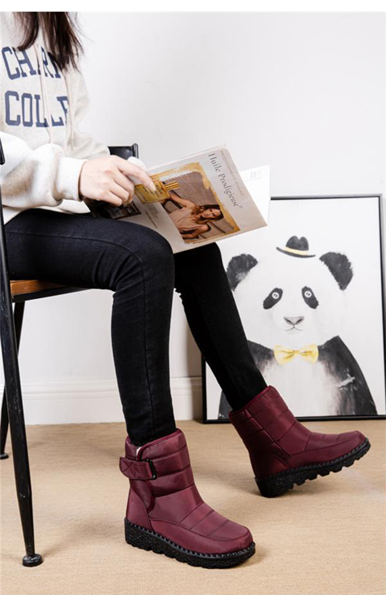 Warme Winterstiefel mit Wasserdichtem, Rutschfestem Design für Damen | Perfekt für legere Tage