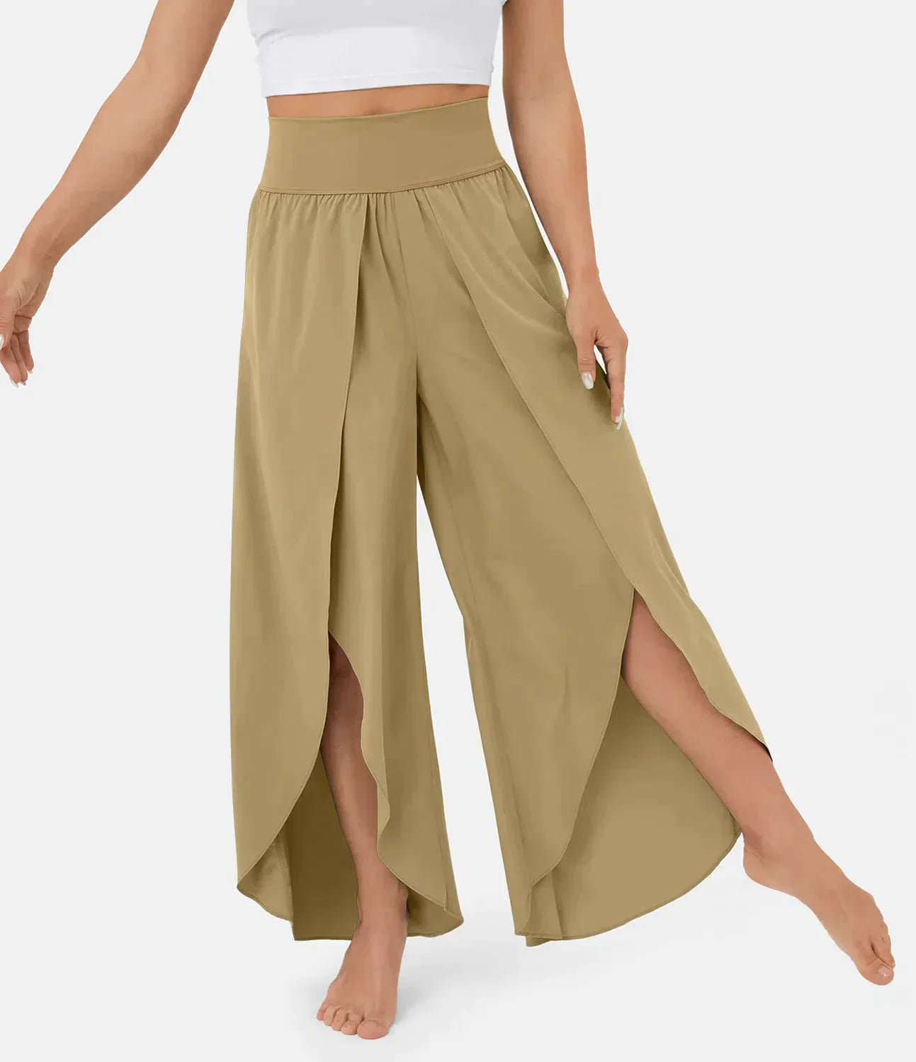 Airflow Damen Hose - Bequeme, Luftige Schlaghose Mit Shorts