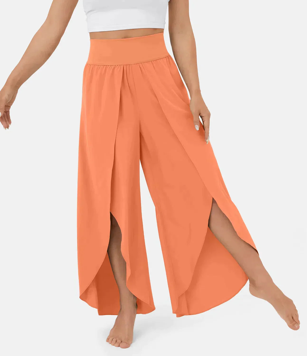 Airflow Damen Hose - Bequeme, Luftige Schlaghose Mit Shorts