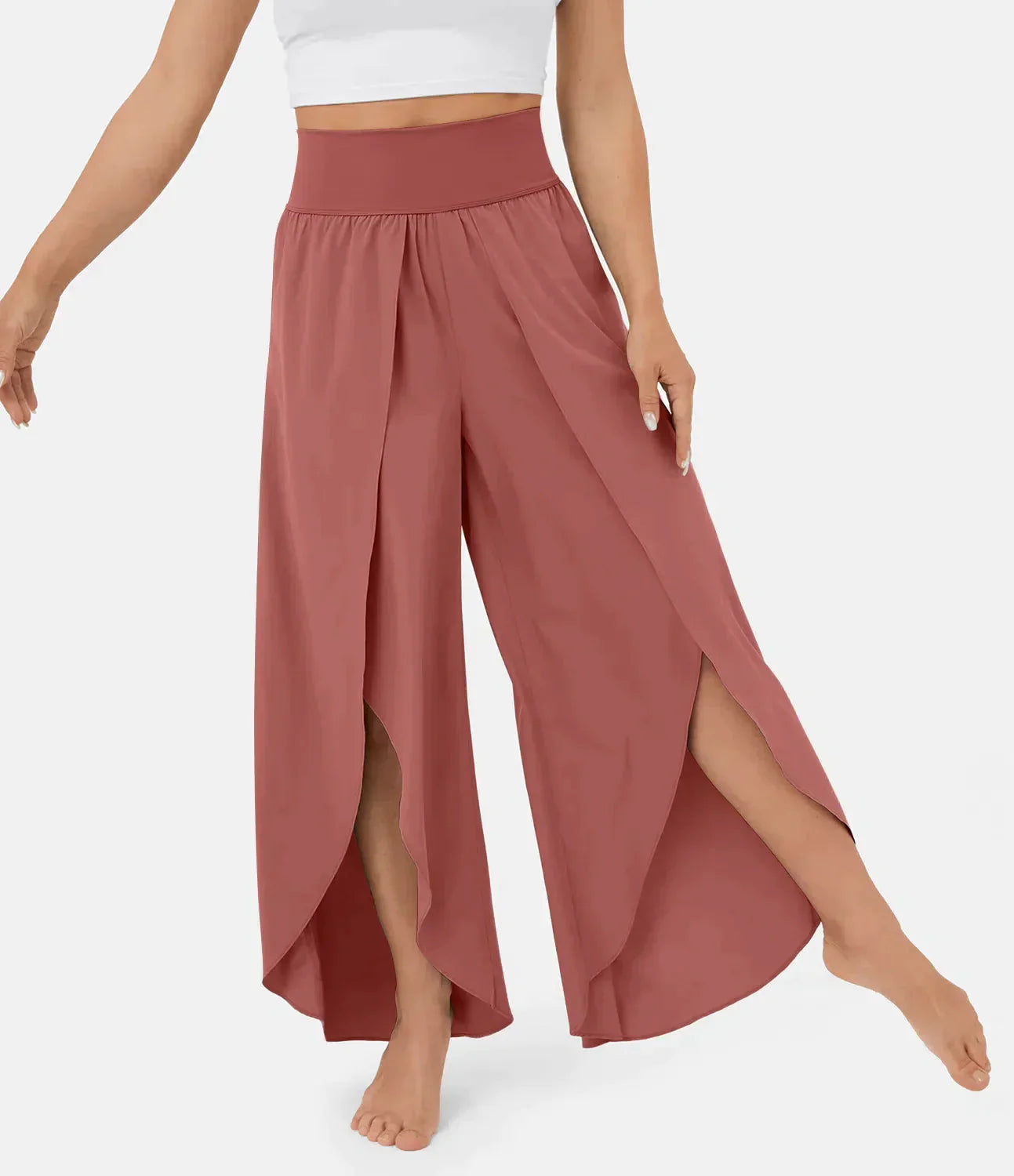 Airflow Damen Hose - Bequeme, Luftige Schlaghose Mit Shorts