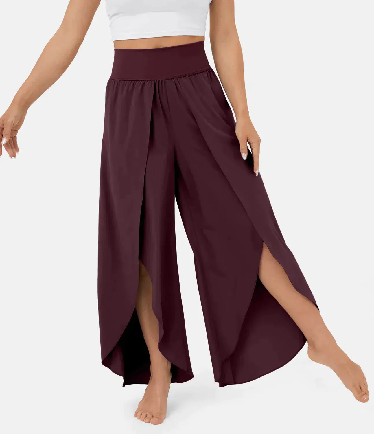 Airflow Damen Hose - Bequeme, Luftige Schlaghose Mit Shorts