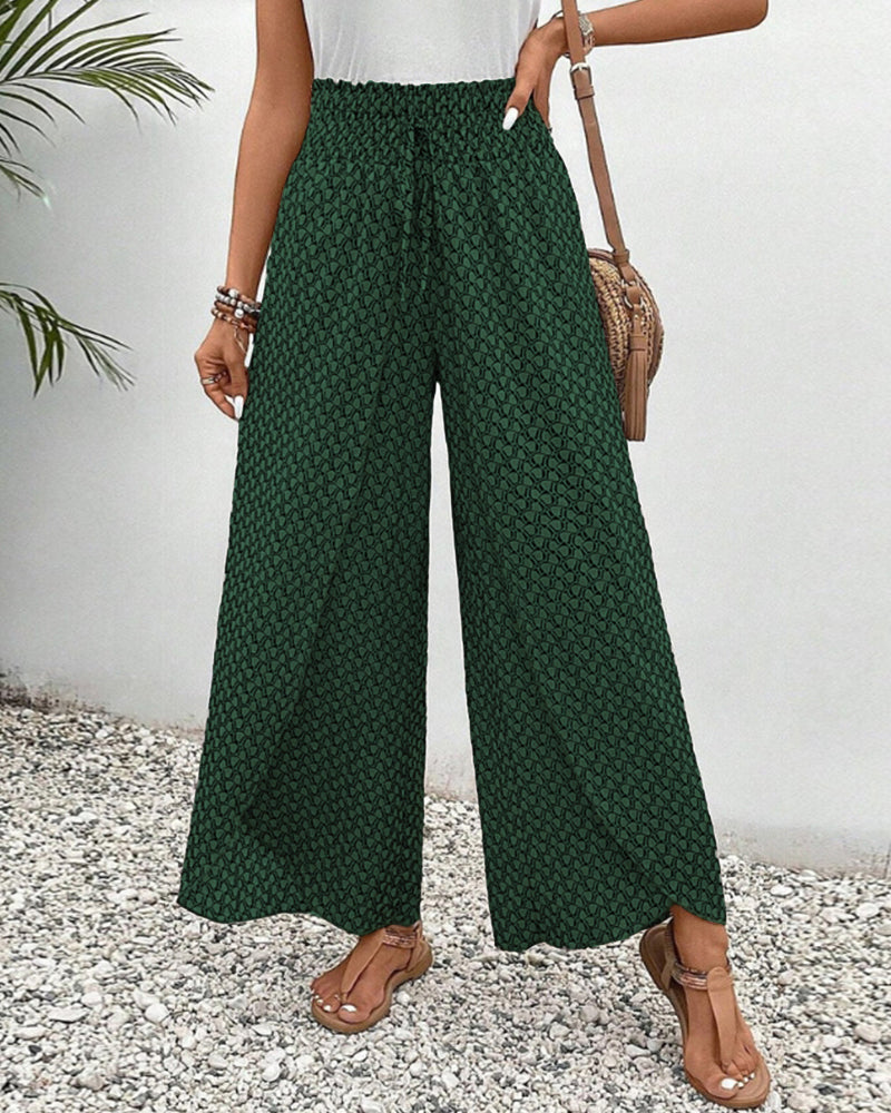 Winona® | Elegante Hose mit weitem Bein und geometrischem Print