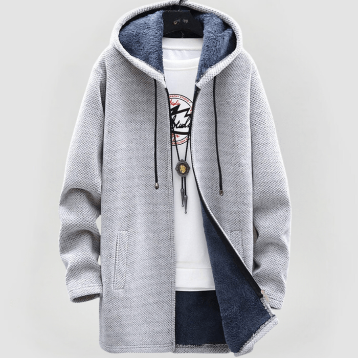 Zilvara | Elegante Unisex-Jacke mit Kapuze