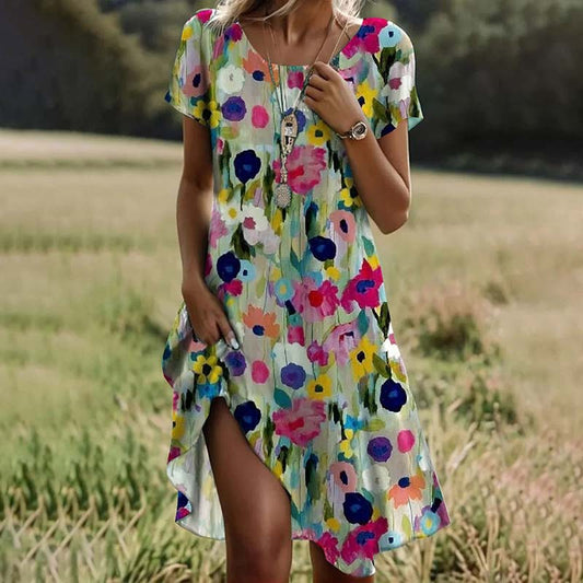 Aria™ - Buntes Blumenkleid