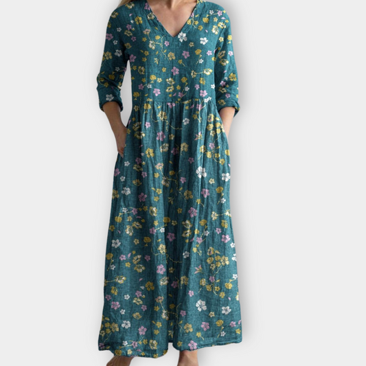 Zinnia | Boho Maxikleid aus weichem Premiumstoff
