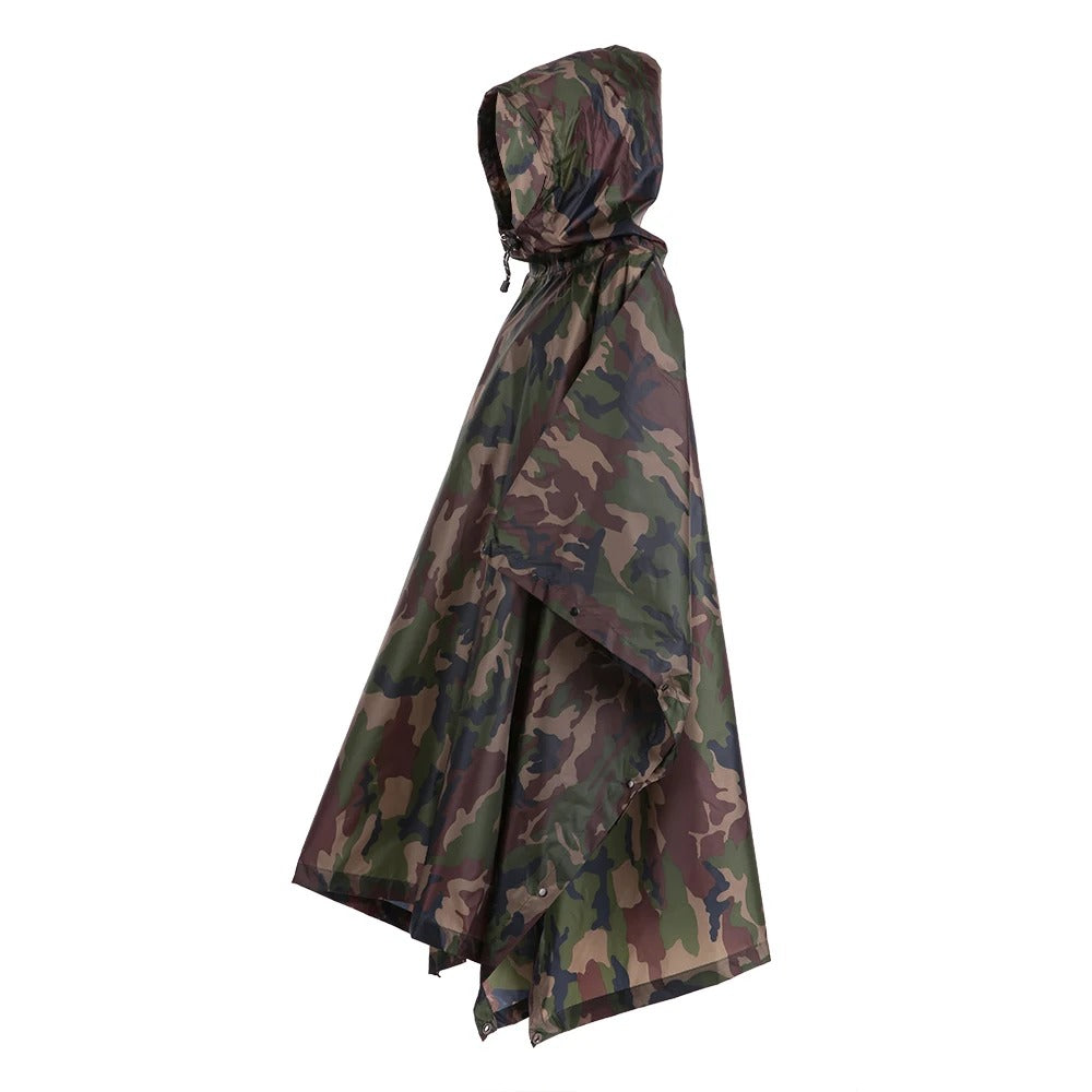 Wasserdichte Leichte Atmungsaktive Regenjacke Poncho für Unisex | Ideal für den Winter