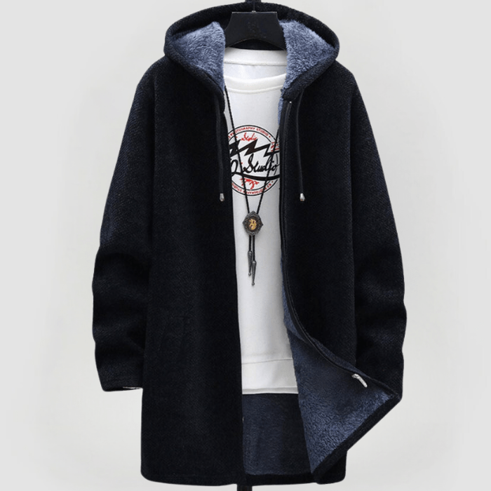 Zilvara | Elegante Unisex-Jacke mit Kapuze