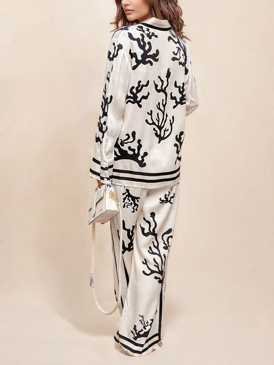 Anja - Modernes Gestreiftes Outfit-Set für Frauen