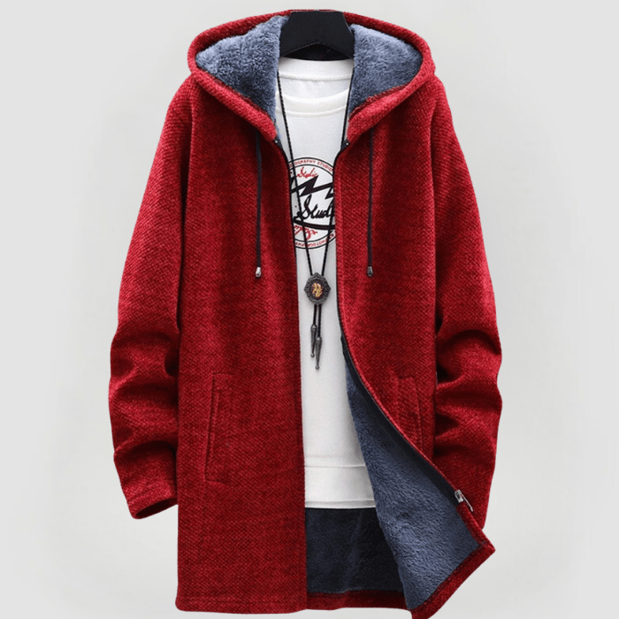Zilvara | Elegante Unisex-Jacke mit Kapuze