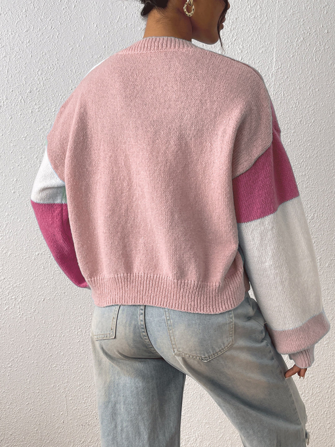 Alina | Farbblock-Cardigan