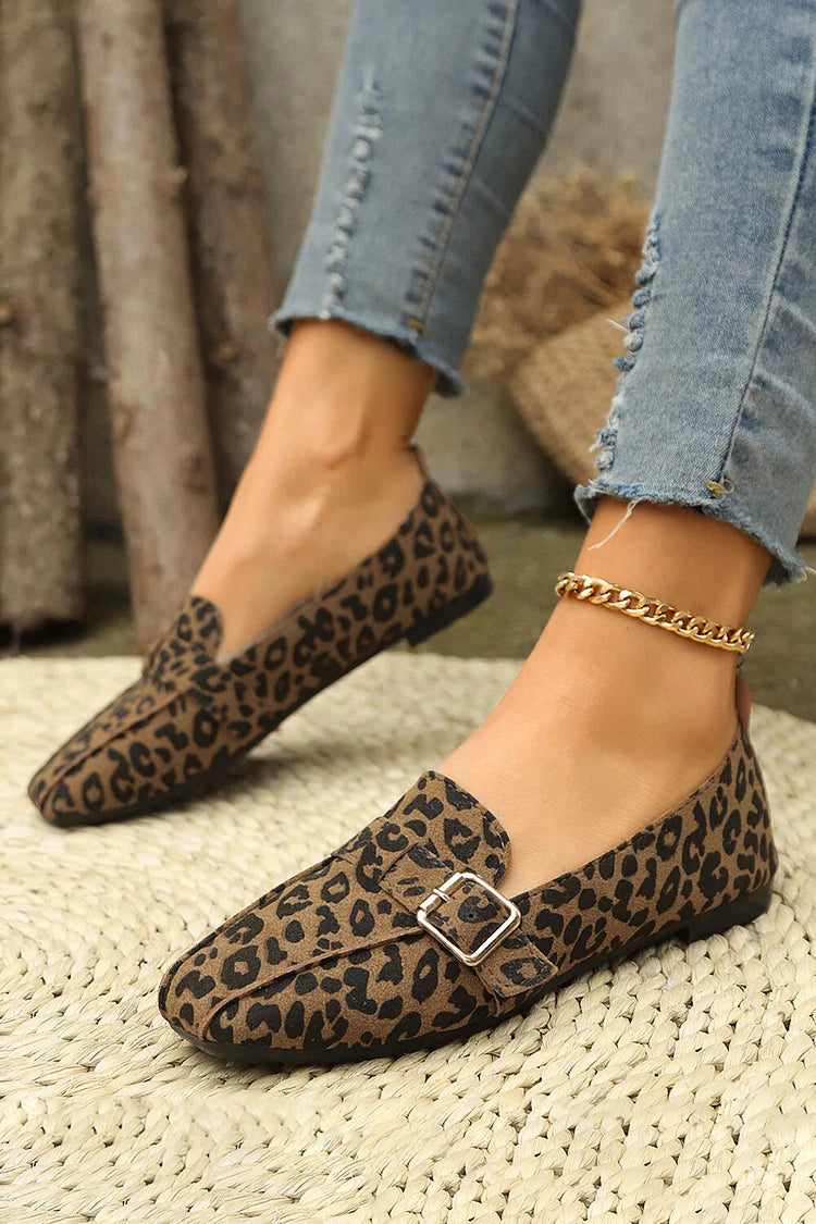 Zanika - Tägliche Loafers mit dekorativem Schnalle und Riemen