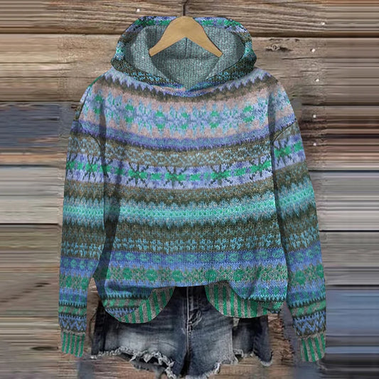 Annika - Ethnischer Kapuzenpullover