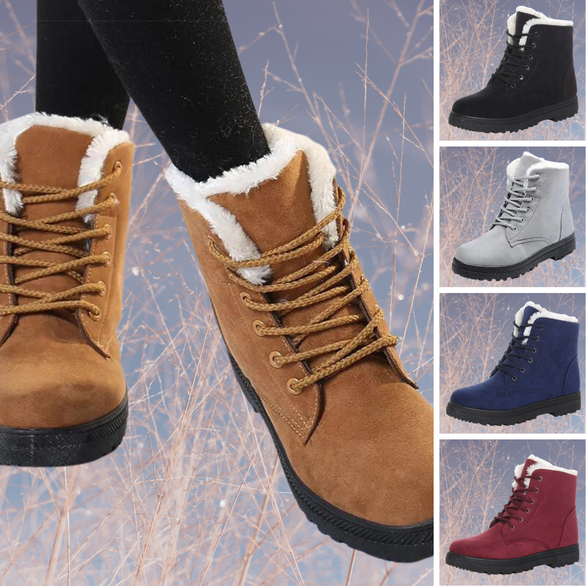Weiche Schnee-Winterstiefel für Frauen