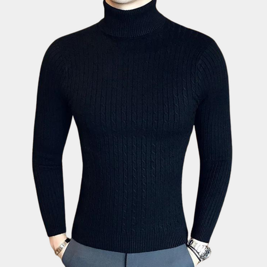 Warmer Rollkragenpullover für Männer