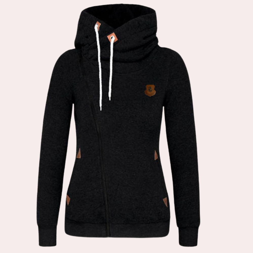 Warme Zip-Up Jacke für Damen