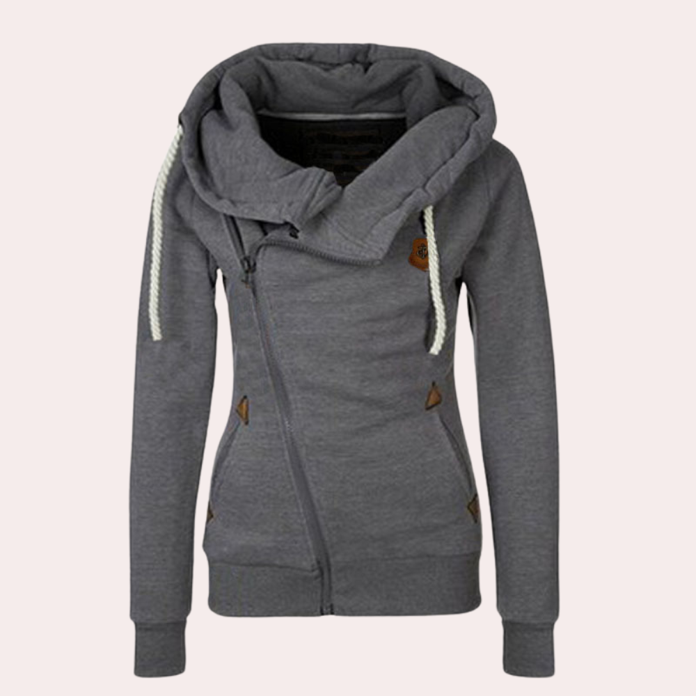 Warme Zip-Up Jacke für Damen