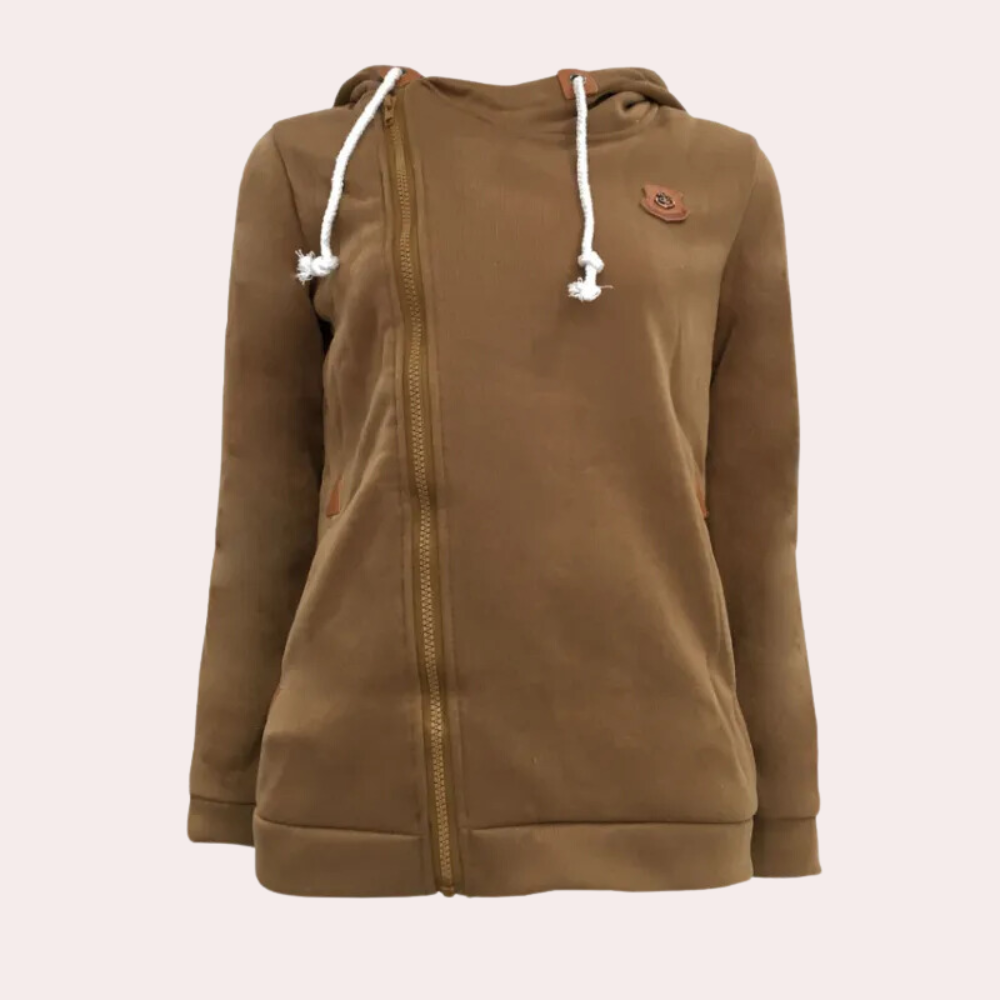 Warme Zip-Up Jacke für Damen