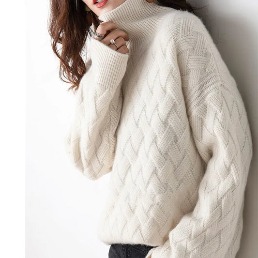 Warmer Strickpullover für Damen