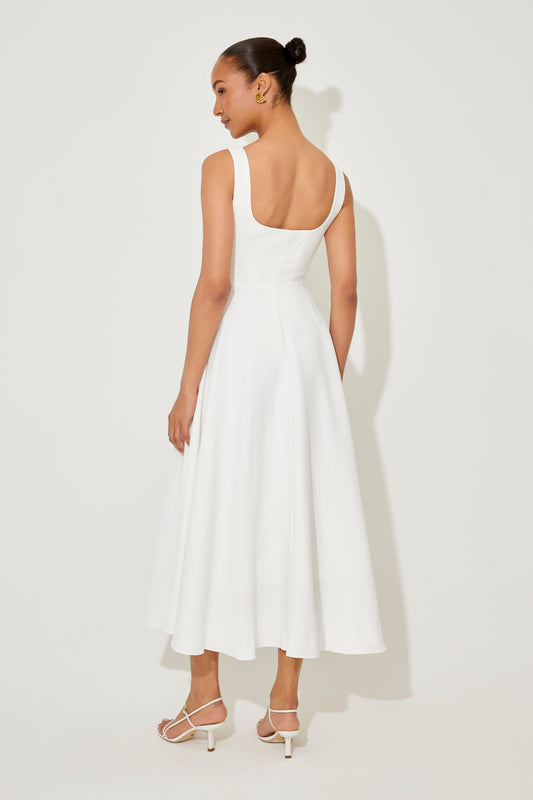 Amelia | Zeitloses, fließendes Midikleid