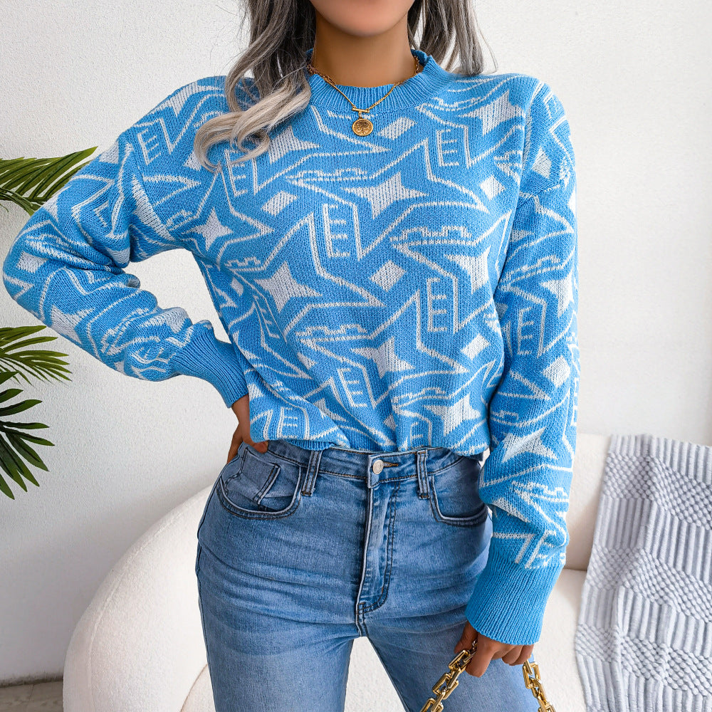 Warmer Strickpullover Für Gemütlichen Und Stilvollen Komfort Für Frauen