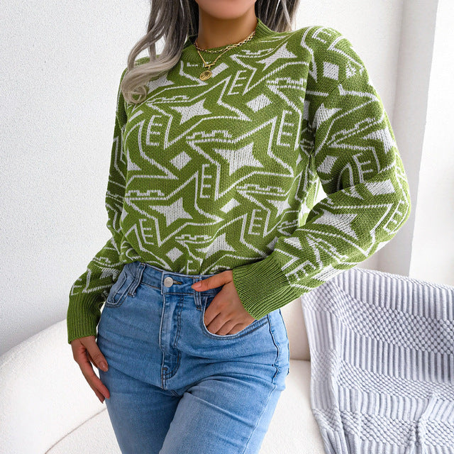 Warmer Strickpullover Für Gemütlichen Und Stilvollen Komfort Für Frauen