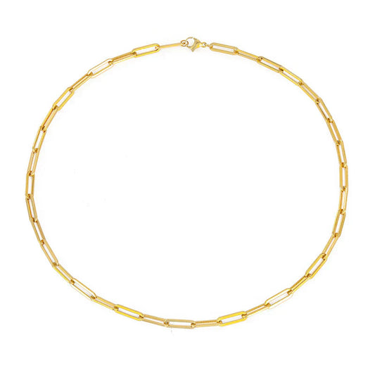 Archen Elegante Goldene Kettenhalskette