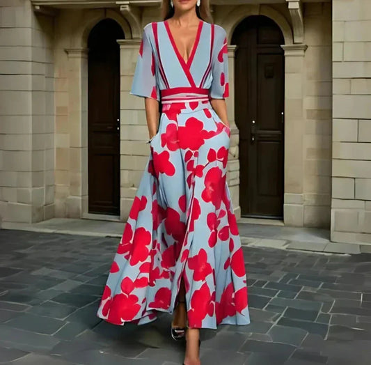 Zilvara | Elegantes Kleid mit Blumenmuster