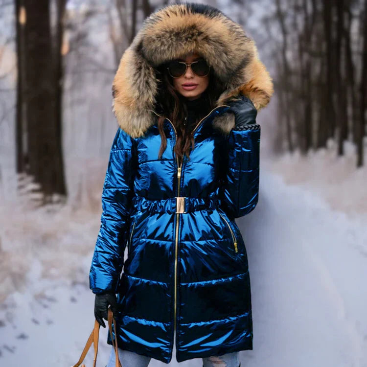 Wunderschön Lange Winterjacke für Damen