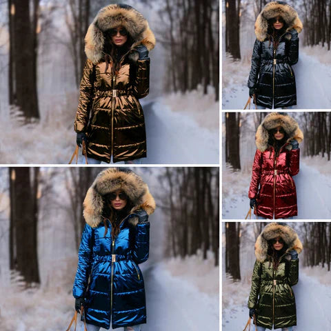 Wunderschön Lange Winterjacke für Damen