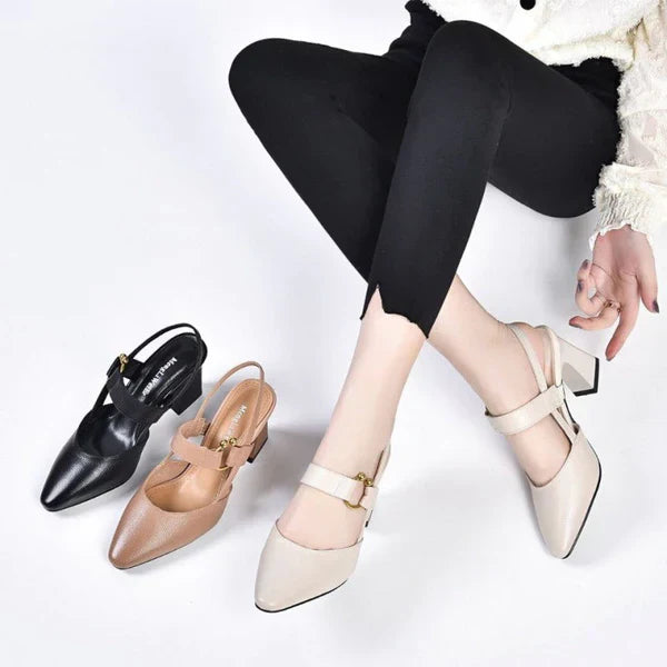 Wilda® | Damen-Pumps mit spitzer Zehenpartie und Riemchen