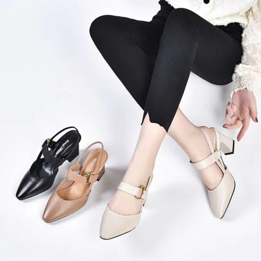 Wilda® | Damen-Pumps mit spitzer Zehenpartie und Riemchen