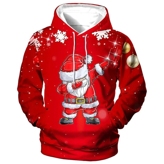 Weihnachtspullover mit Kapuze für Männer