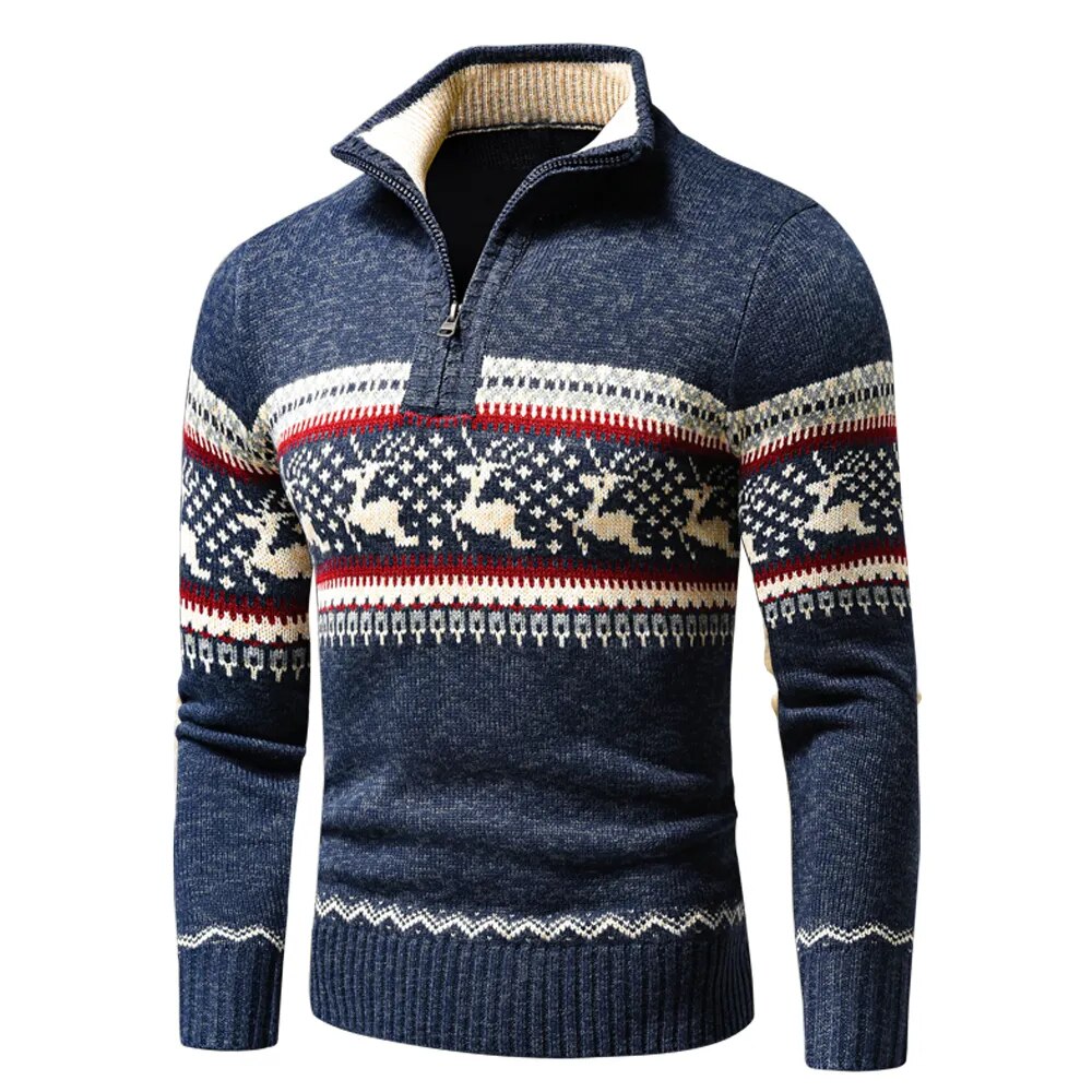 Weihnachts-Winter-Pullover und Strickjacke für Männer